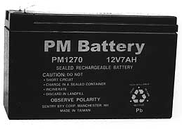 BPL SP12-7.5T1 12V 7.5AH BATTERY 6" X 2.52" X 3.72"