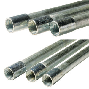 GAL075 3/4" GALV RIGID STEEL CONDUIT (cap:red) (lift = 2,000')