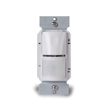 Passive Infrared WALL SWITCH Occupancy Sensor, 120/277V, Ivory