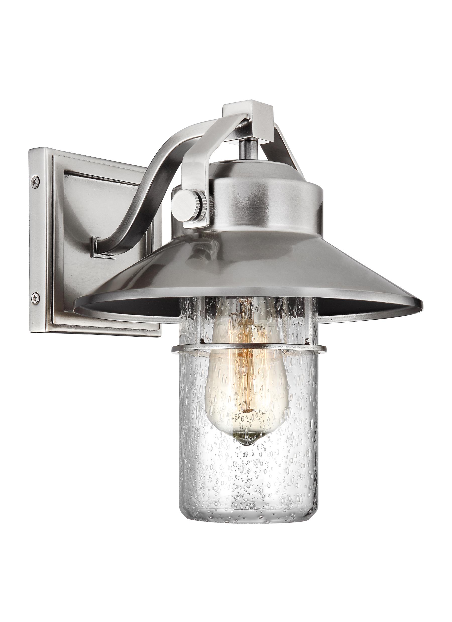 OL13900PBS - Sean Lavin, Outdoor Wall Lantern Transitional Style , 1 Bulb, 9x10.75"