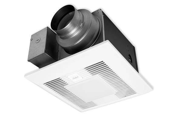 FV-0511VK2 - WhisperGreenSelect Customizable Multi-Speed Ventilation Fan (50-80-110 CFM), Extremely Quiet, Long Lasting, Easy to Install, 4" or 6" opening, Code Compliant, Energy Star Certified, White