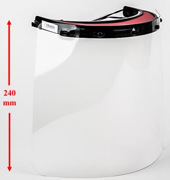 FRA FRV-RC2-PE-240 FACE SHIELD WITH BAND