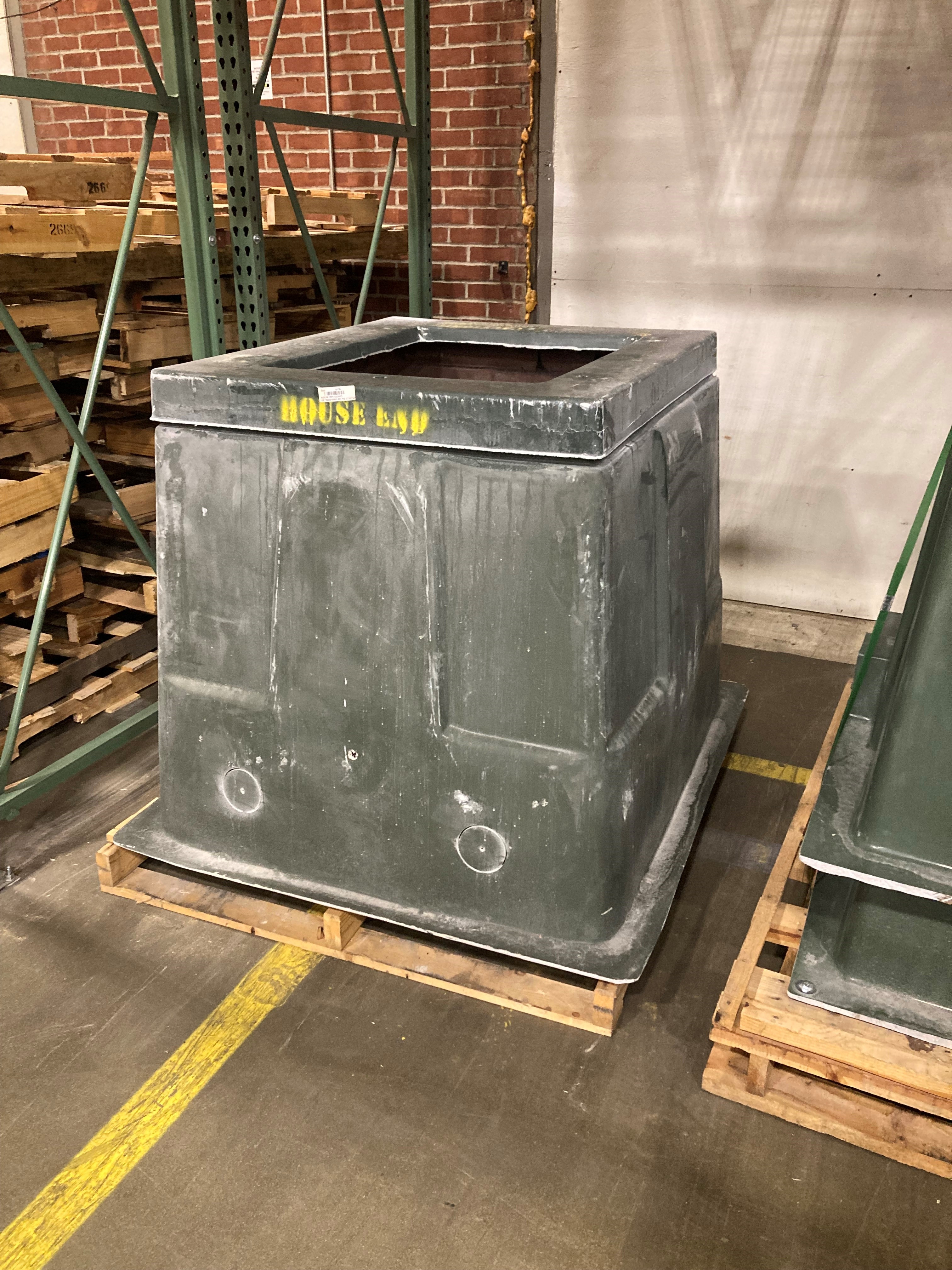 HIGHLINE PBP374342NEPS FRP TRANSFORMER BOX PAD 37"X43"X42" TOP OPENING=32"X26" "ELECTRIC" ** 180LBS **