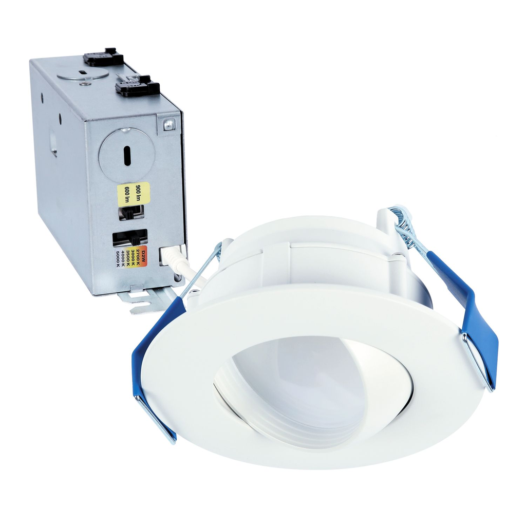 Picture of RA4LS9FSD2W1EWHDM - RA 4 in. Integrated LED Recessed Light Trim, 600 Lumens/900 Lumens, 5 Selectable CCT, D2W, 120-Volt, DM