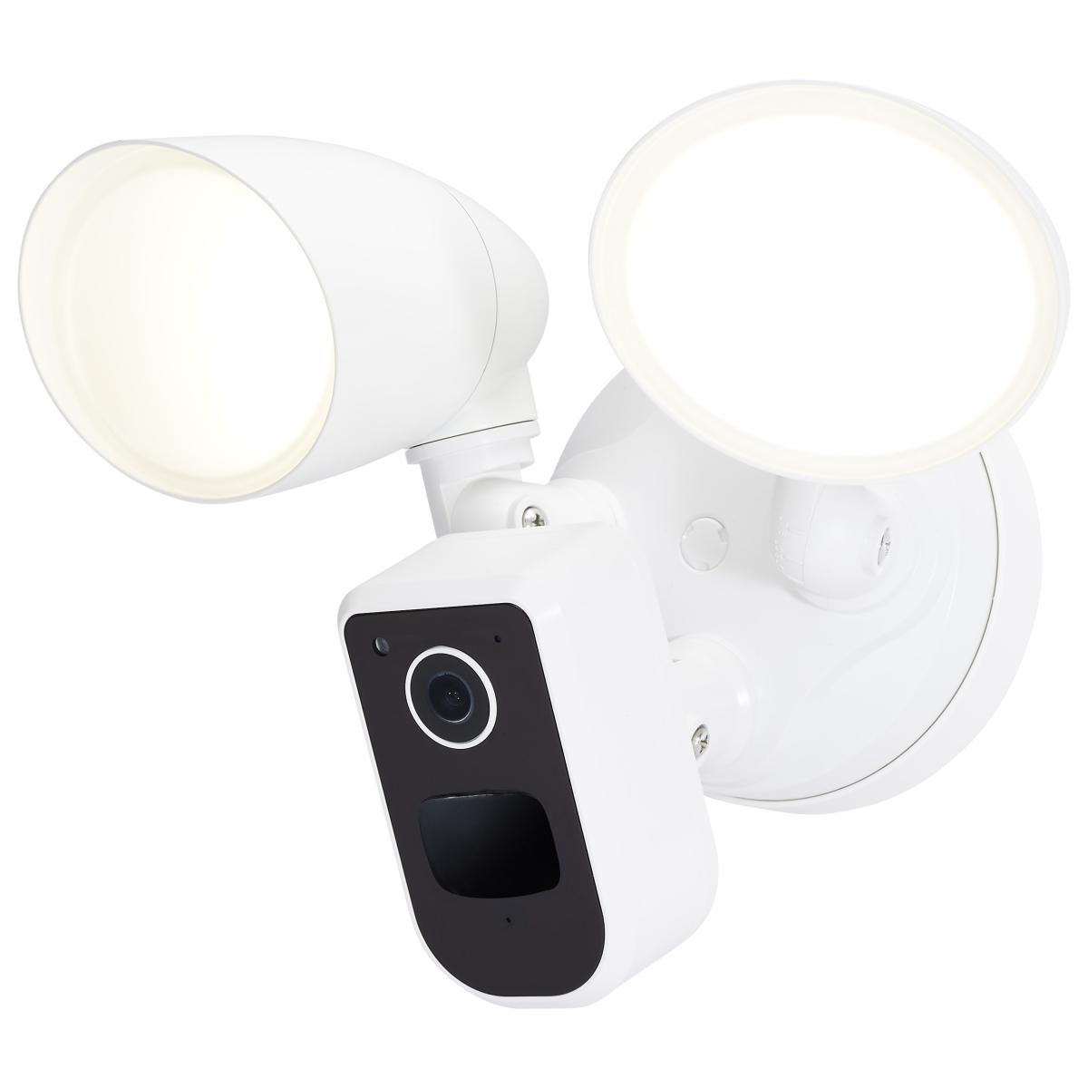 65-930 - Bullet Security Light W/ Camera, White