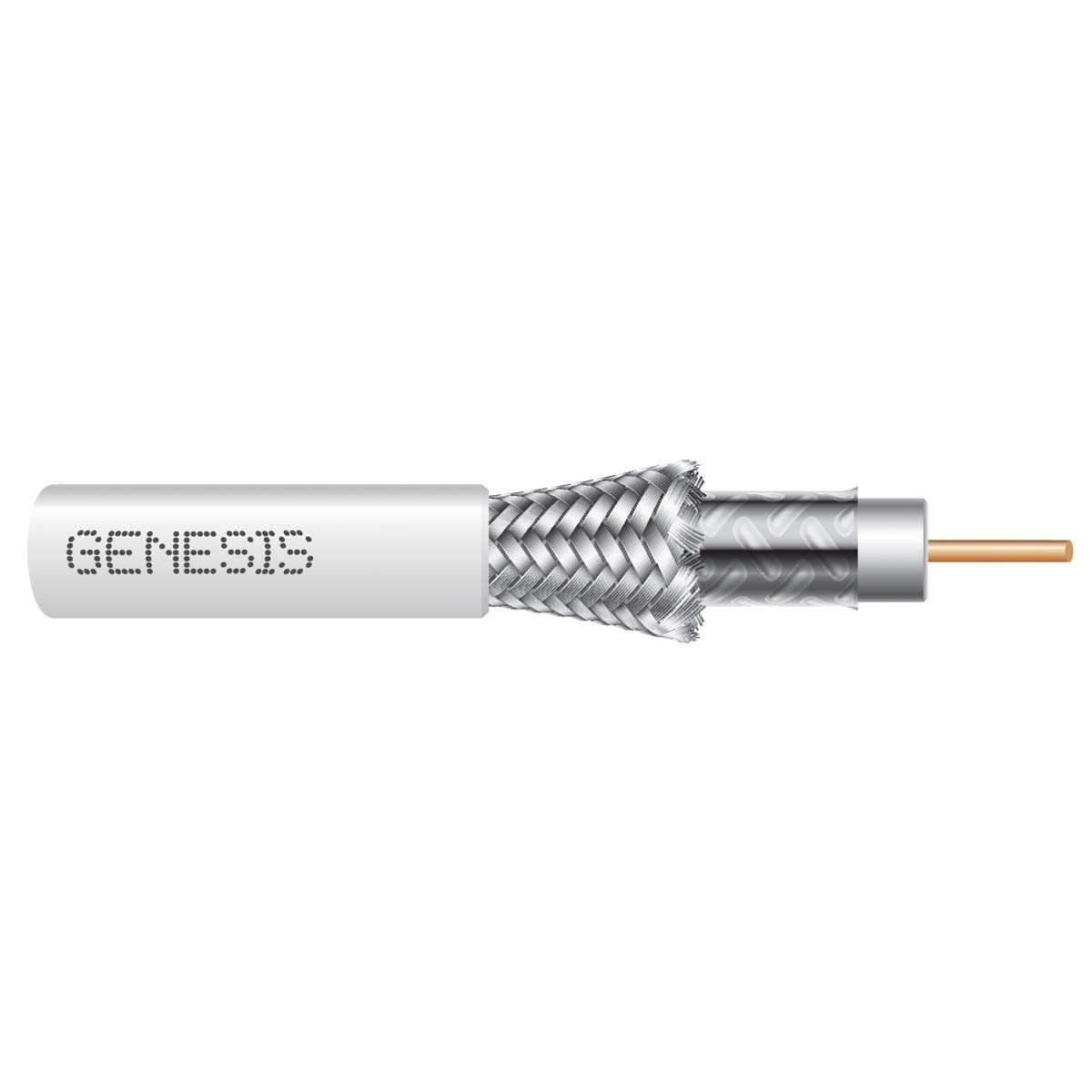Picture of RG6UWHITE - RG6U Coax Cable, White, 1000ft