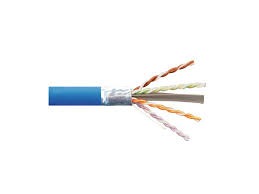 TEL234CAT6A - CAT6A Riser Cable, 23/4 Solid BC, Unshielded, UTP, CMR, FT4, 1000' (304.8m), Reel, Blue