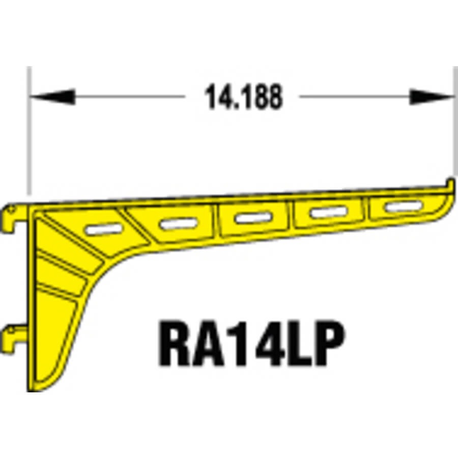 RA14LP - 15-3/4" L x 8-1/8" W x 20-3/4" H Cable Rack Arm
