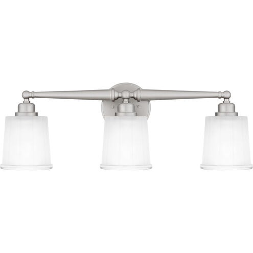 CEC8624BN - Cecilia 3 Light 24 inch Brushed Nickel Bath Light Wall Light, Large