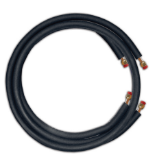 JMF DL04060815R, 1/4" x 3/8" x 1/2" 15' DL Line Set