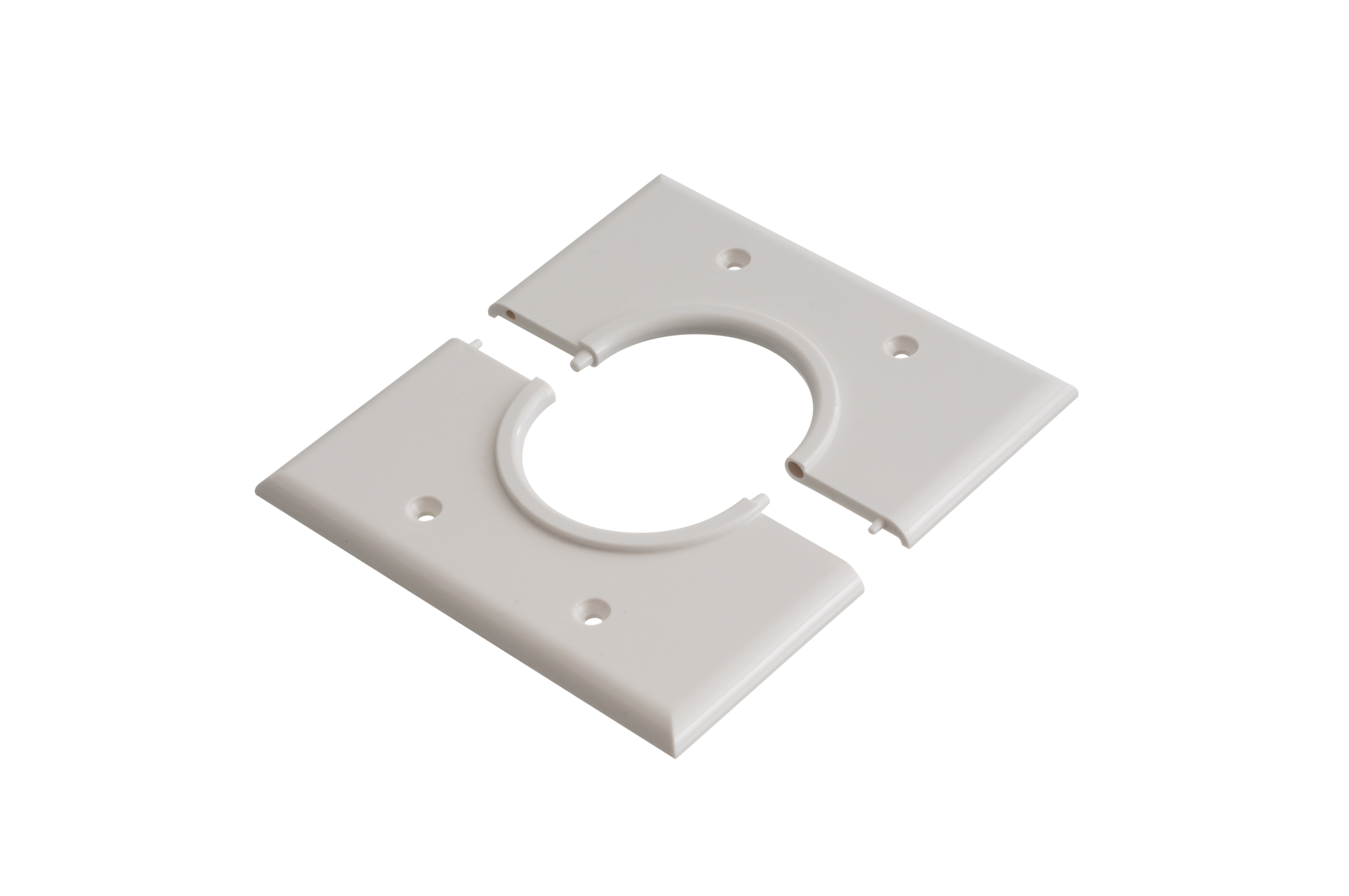 CESP2 - 2 Gang Split Wall Plate