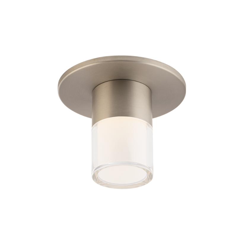 WAC FM-240203-CS-BN, Twist-N-Lite Mini Flush Mount Brushed Nickel