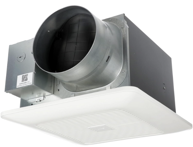 FV-1115VK2 - WhisperGreenSelect Customizable Multi-Speed Ventilation Fan (110-130-150 CFM), Extremely Quiet, Long Lasting, Easy to Install, 6" opening, Code Compliant, Energy Star Certified, White