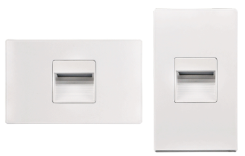LSD-3K-WH - Lotus LED Lights Step Light White 120V 2.5W Non-Dimmable 3000K 125Lm Horizontal Or Vertical Installation Wet Locations 90 CRI (LSD-3K-WH)