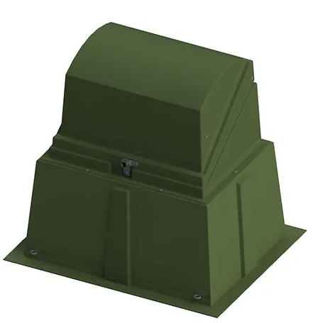 NORDIC ND-2322248-MG-112-4252-W1A- CWE 32X22X48 1PH FIBERGLASS CABINET 4-POINT 25kV 200A MUNSELL GREEN OLD #ND-155-MG-102A-4252-W1A-CWE
