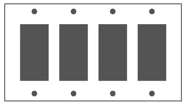 32404 - 4G GFI PLASTIC WHT