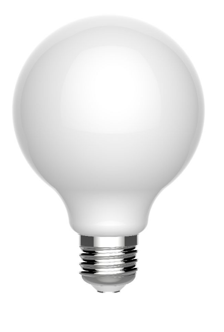 LED4DFG25-W-2PK - LED Globe Lamps