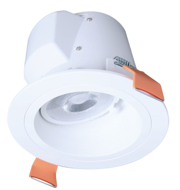 RLS4099FS1EWHDMR - Halo Recessed RLS4099FS1EWHDMR 4" Slope Ceiling LED Direct Mount Module, 2700-5000K, 900 Lumens, White Finish