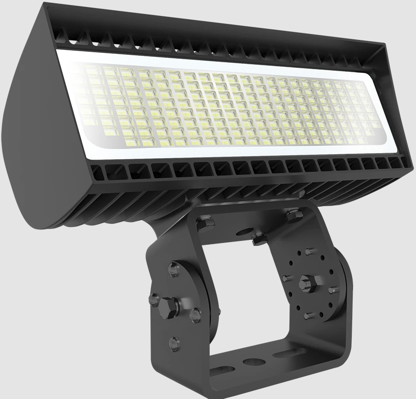 Picture of FXLEDST - Floodlights 10206-22010 Lumens Flexflood- Small Field Adjustable Power/CCT 69-97-132-168W Trunnion Mount 5000K/4000K 120V-277V Bronze