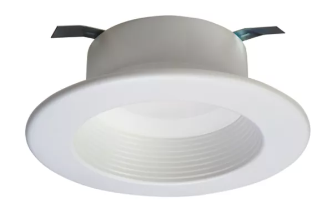 RL4LS9FSD2W1EWH - RL4 Series 4-inch recessed LED retrofit module Selectable CCT and Lumens, Integrated LED Matte white