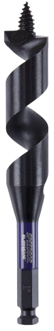 IWAX3019 - IRWIN Tools Auger Bit 1In X 7.5In Speedbor Supreme