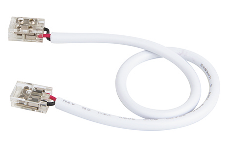 T24-BS-IC-002-WT - WAC Lighting T24-BS-IC-002-WT, Basics & Gemini 24VDC in-Wall Rated Joiner Cable 2in Length in White
