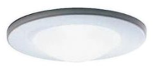 376WHX - Shower Trim, Low Voltage, 3-3/4", White, Frosted