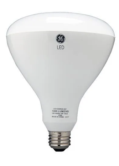 LED12DBR40/927 - GE 12W LED BR40 Reflector Lamp 120V 1050Lm 2700K 90 CRI Dimmable E26 Base (93311897)
