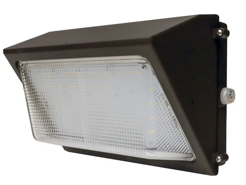 0 - Morris 71426D LED Medium Wall Pack, 80W, 7335 lm, 120-277V, Bronze