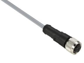 XZCPV1164L5 - Female - M12 - 5-Pin - Straight Prewired Connector - Cable 5 M