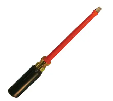 MC6P-CG - Cementex MC6P-CG Insulated Flat Head Screwdriver, 3/16" x 6"