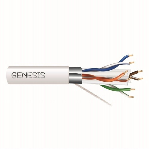 TEL234CAT6A - Category 6A, Riser, 23/4-UTP (Solid), White, 1000' Reel in Box