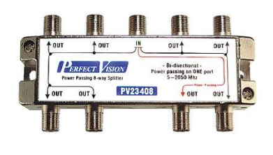 P10 PV23408 8-WAY SPLITTER APP 2-2300 MHZ