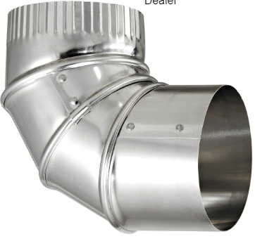 2310 - 4" Aluminum Adjustable Elbow
