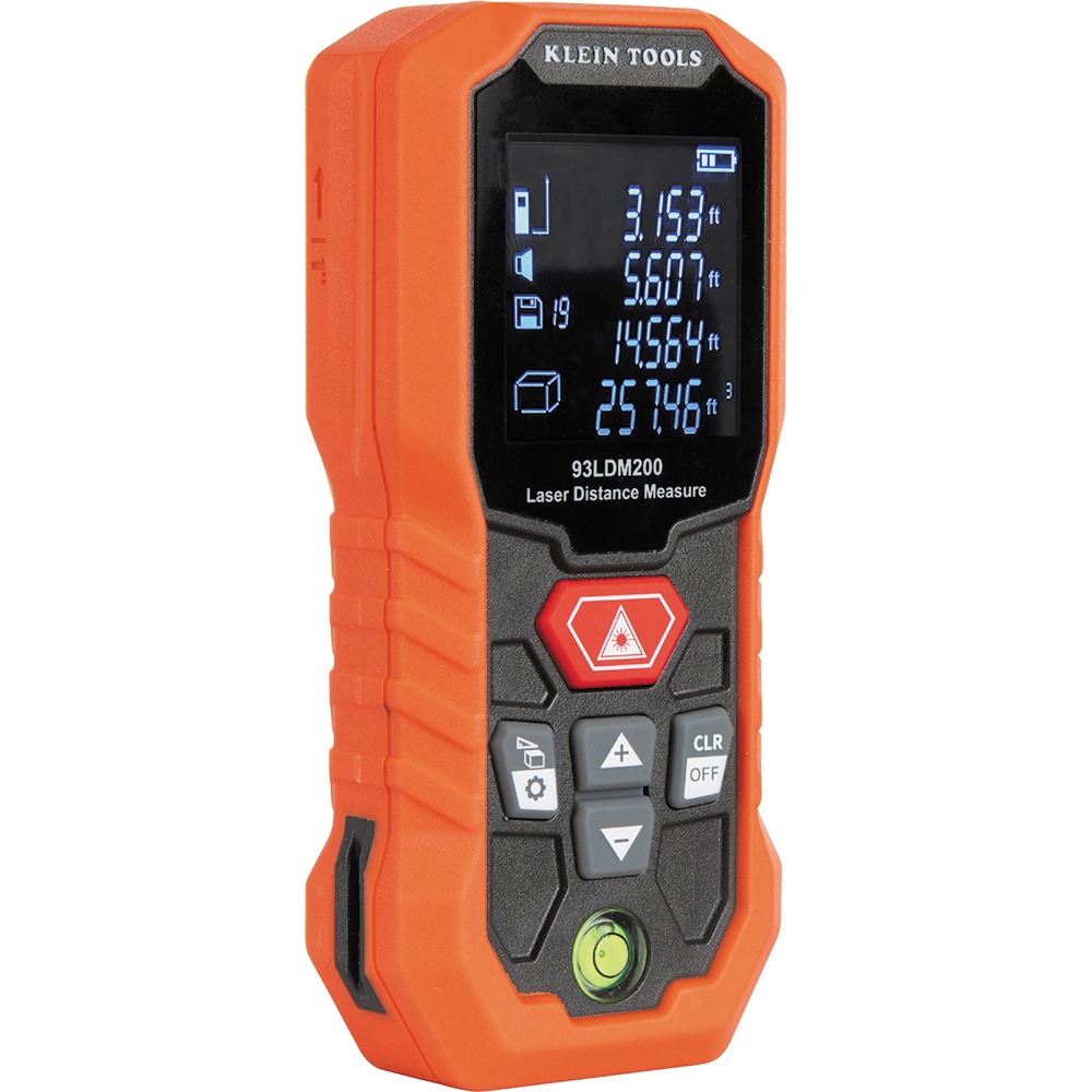 93LDM200 - Laser Distance Measure, 200-Foot