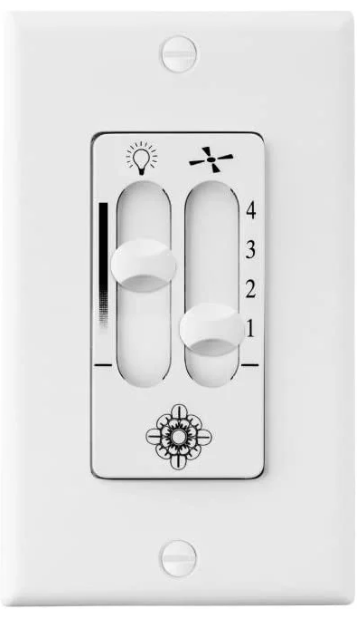 MNT ESSWC-6-WH 4 SPEED DIMMER WALL CONTROL WH