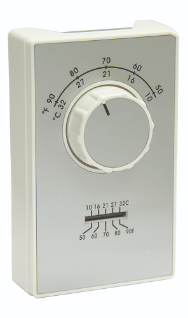 ET9SRTS - SPST Cool Only Thrmst w/Thrmtr, 50-90F