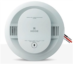 Kidde CUACFEX-V (21033084) FireX Combination Smoke & Carbon Monoxide Alarm W/ Voice Hardwired and AA Backup Battery